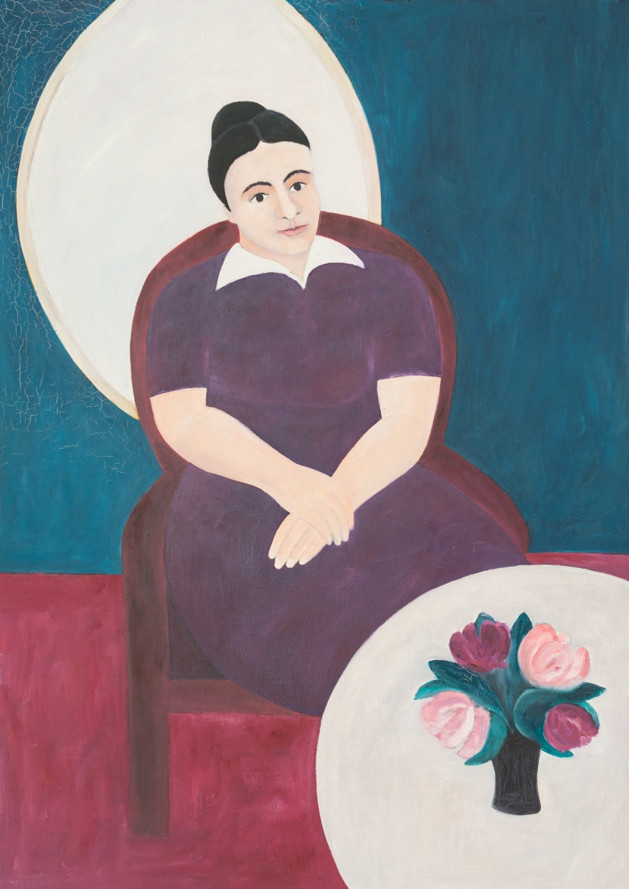 Agnes 1985 Öl auf Leinwand 95x135cm