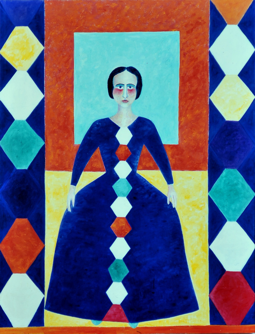 Sophia (Velasquez) 1996 Öl auf Leinwand 100x130cm