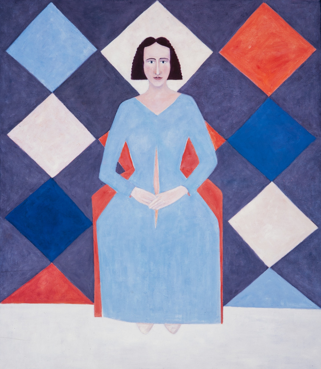 Schwangere Madonna 1984 Öl auf Leinwand 105x120cm