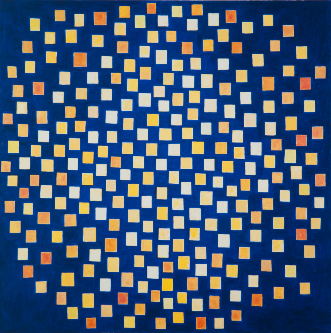 Sternenhimmel 1998 Mischtechnik auf Leinwand 150x150cm