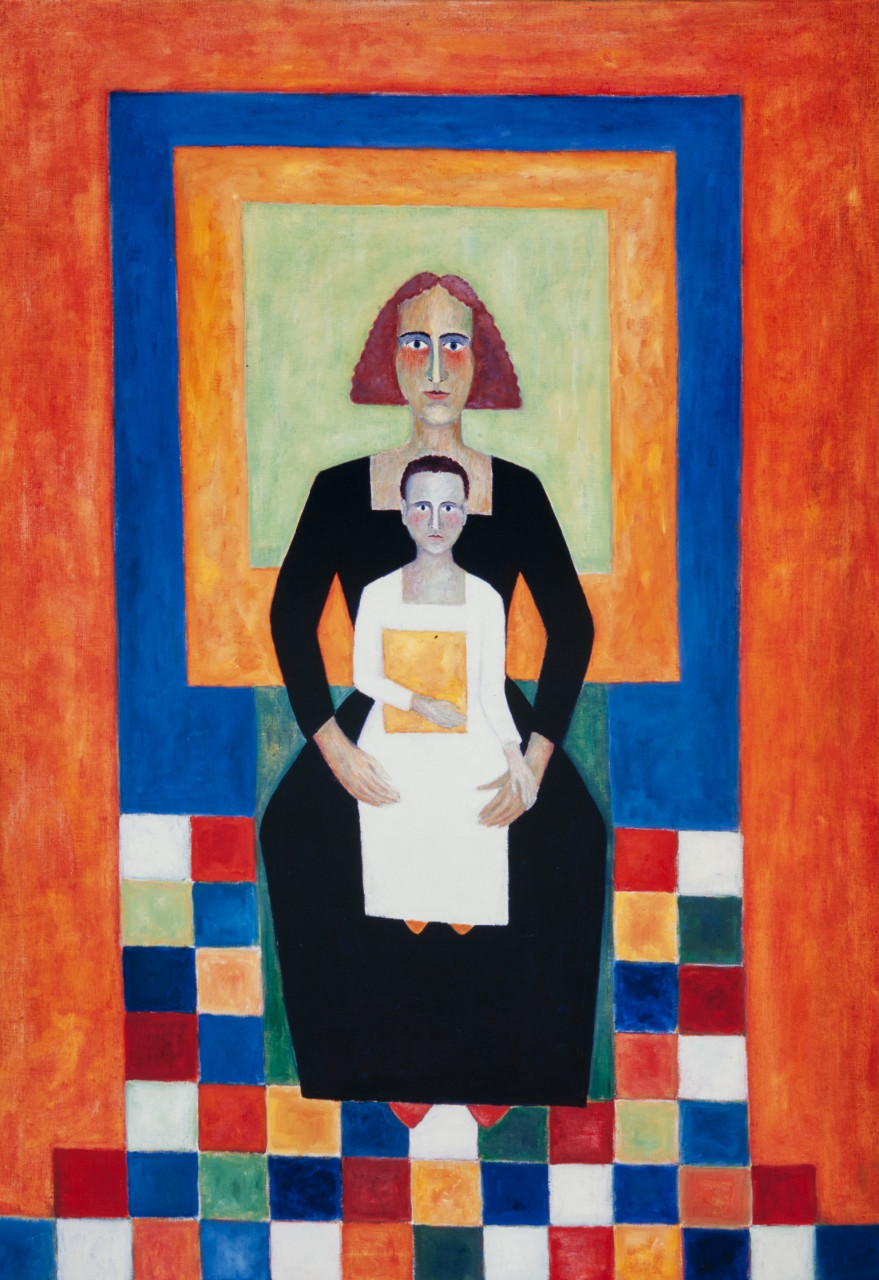 Madonna 1991 Öl auf Leinwand 105x155cm