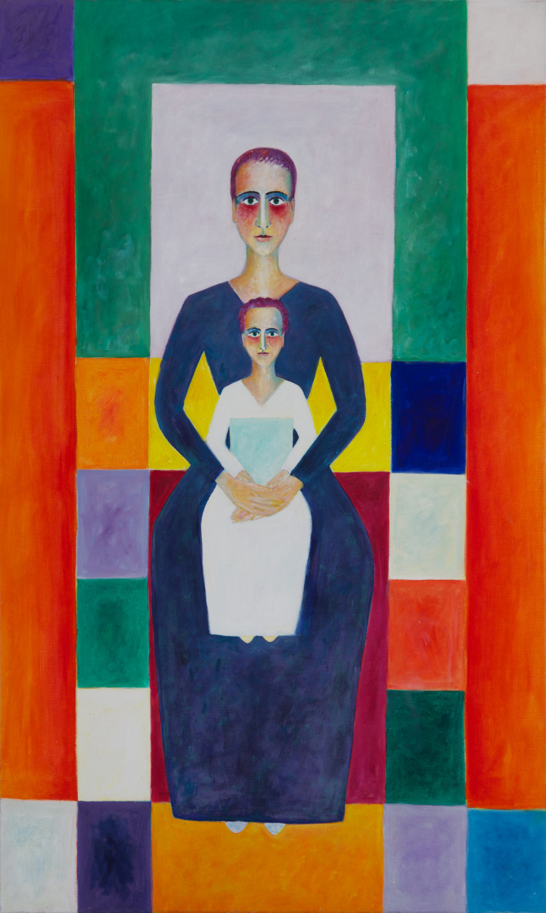 Madonna 1996 Öl auf Leinwand 100x160cm