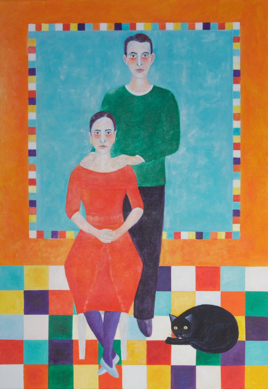 Sophia und Matthias 2016 Acyl auf Leinwand 120x160cm